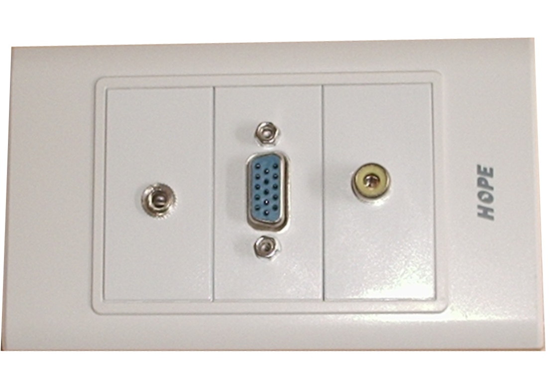 Placa muro VGA audio video