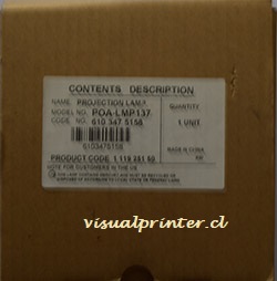 Lampara proyector Sanyo PLC-XL100 PLC-WM4500 POA-LAMP137