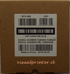 Lampara Viewsonic PJD5533W  PJD6543W  PJD5232L RLC-085